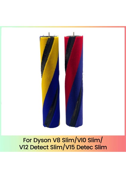 Dyson V8 Slim/vl0 SLIM/V12 Detect SLIM/V15 Detect Slim Elektrikli Süpürge Aparatı Için Yumuşak Fırça Rulosu Yedek Fırça Rulosu Çubuğu (Yurt Dışından)