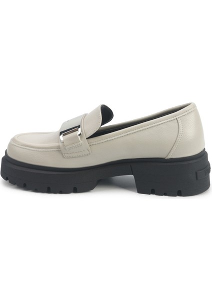 Trebo 5pr Kırık Beyaz Kadın Loafer
