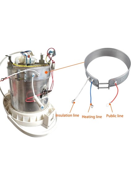 Elektrikli Ev Aletleri Için Ince Bant Isıtıcı Elemanları Su Isıtıcısı Isıtma Halkası 170MM (Yurt Dışından) modelleri