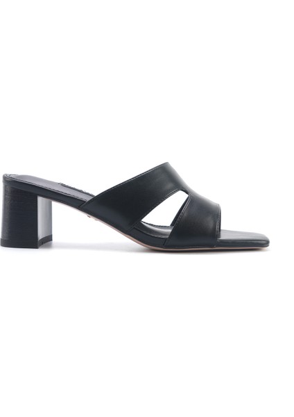 Gıgı 5fx Siyah Kadın Topuklu Terlik