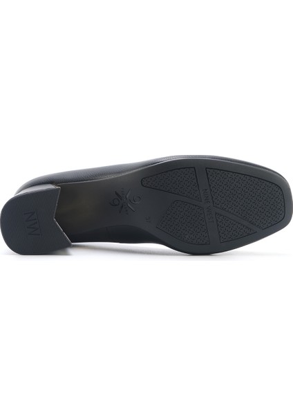 Ento 5fx Siyah Kadın Topuklu Ayakkabı