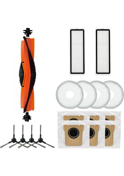 Xiaomi X20 MAX/X20 Pro Robot Süpürge Aksesuarları Kiti Ana Yan Fırça Filtreleri Paspas Bezi Toz Torbası (Yurt Dışından) fiyatları