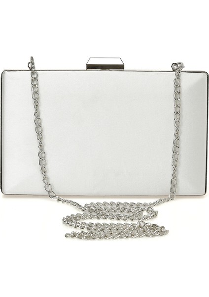 Senny 5fx Gümüş Kadın Clutch