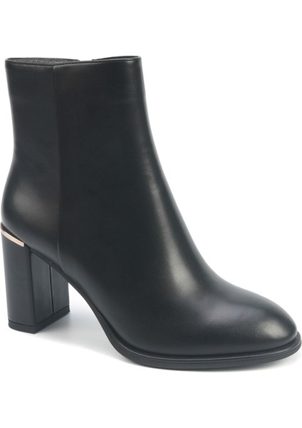 Olga 5pr Siyah Kadın Topuklu Bot