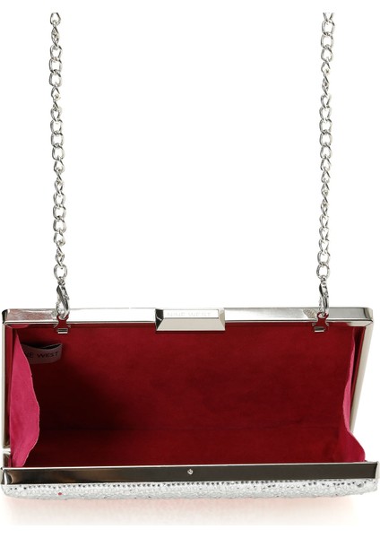 Senny 5fx Gümüş Kadın Clutch