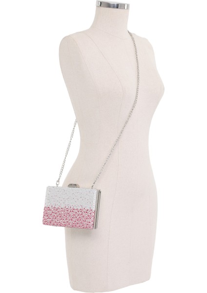Senny 5fx Gümüş Kadın Clutch