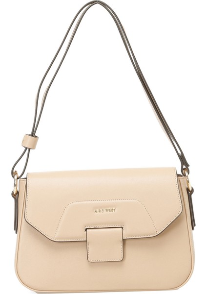 PERLETOA 5FX Bej Kadın Omuz Çantası