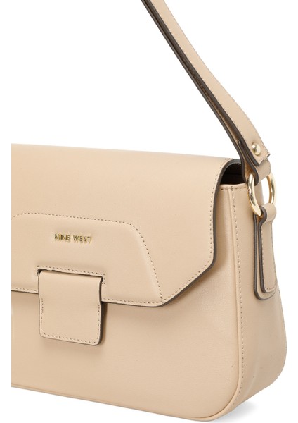 PERLETOA 5FX Bej Kadın Omuz Çantası