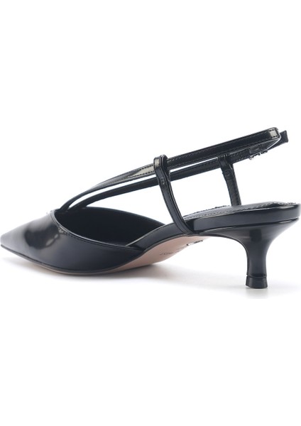 Orva 5fx Siyah Kadın Topuklu Ayakkabı