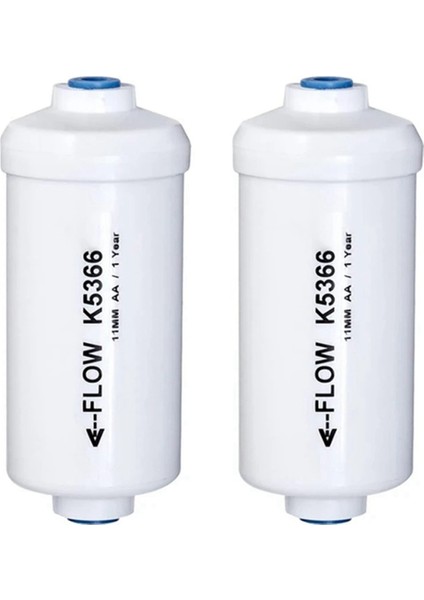 2 Adet Yedek Florürlü Su Filtresi K5366 Yerçekimi Su Filtreleme Sistemi Arıtma Elemanları ile Uyumlu (Yurt Dışından)