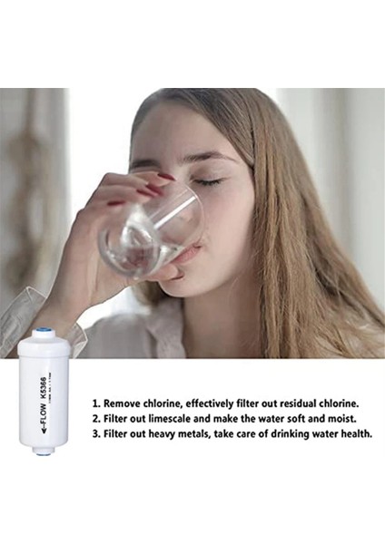 2 Adet Yedek Florürlü Su Filtresi K5366 Yerçekimi Su Filtreleme Sistemi Arıtma Elemanları ile Uyumlu (Yurt Dışından) indirimleri