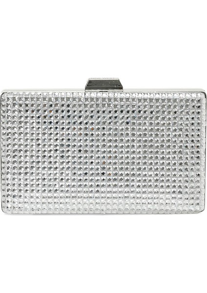 Jostone 5fx Gümüş Kadın Clutch