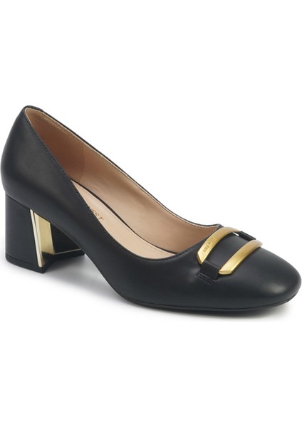 Anessa 5pr Siyah Kadın Topuklu Ayakkabı