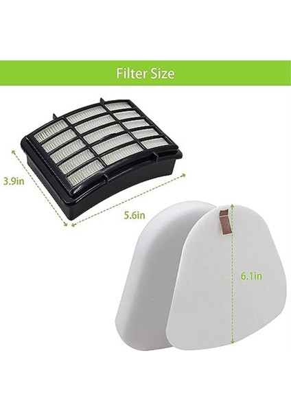 Köpekbalığı Için NV360 NV356E NV352 Navigator Lift-Away Deluxe Dik Vakum Yedek Filtre, NV350 NV351 NV355 NV357 (Yurt Dışından) modelleri