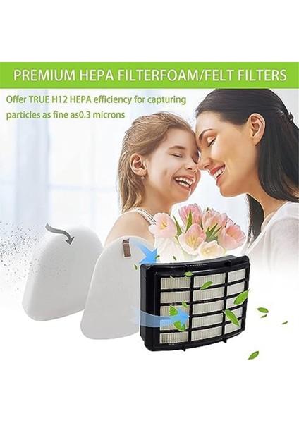 Köpekbalığı Için NV360 NV356E NV352 Navigator Lift-Away Deluxe Dik Vakum Yedek Filtre, NV350 NV351 NV355 NV357 (Yurt Dışından) indirimleri