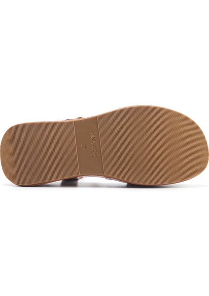 VELART 5FX Taba Kadın Kalın Taban Sandalet