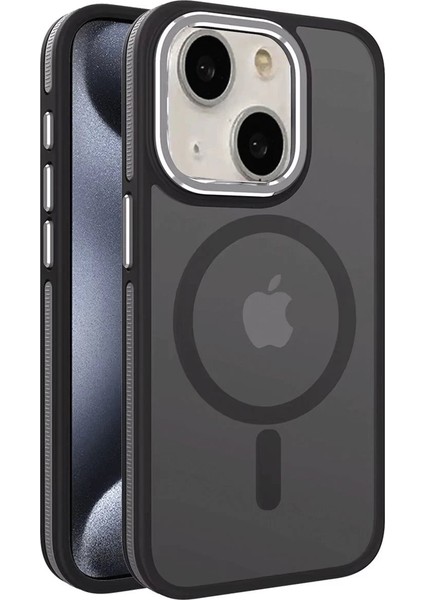 iPhone 15 Winner Magsafe Kapak - SIYAH-(5796) - BKS7698-3329