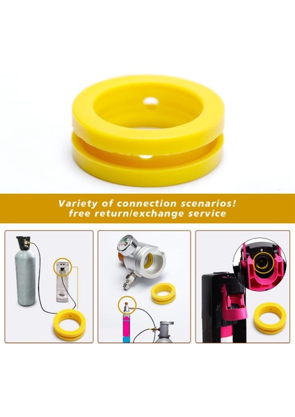 O Halkalar Soda Makinesi Co2 Silindir Değişimi Karbonatör Contaları 5 Adet, Yeni Soda Makinesi ve Pembe Silindir Için Contalar Halkası (Yurt Dışından) indirimleri