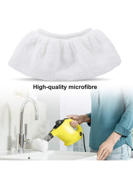 8 Paket El Aleti Havlu Kumaş Kapakları, El Nozulu Için, Karcher Buharlı Temizleyici Için Sc 2, Sc 3, Sc 4, Sc 5 (Yurt Dışından) modelleri