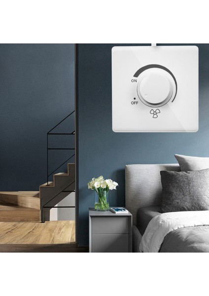 86 Tip Tavan Vantilatörü Ayarı Kademesiz Hız Kontrol Cihazı Duvar Anahtarı 220V 10A (Yurt Dışından) fiyatları