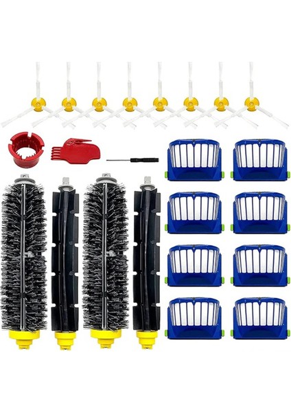 Irobot Roomba 675, 677, 692, 671, 694, 691, 615, 635, 676, 670, 645, 690, 600, 500 Serisi Elektrikli Süpürge Aksesuarlarının Yerine Geçebilecek Aksesuarlar (Yurt Dışından)