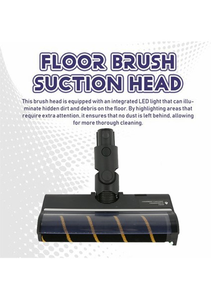 Dreame R20 V12 Pro V16S T20 T30 El Tipi Kablosuz Elektrikli Süpürge Sert Zemin Fırça Başlıkları Yeşil Işıklı (Yurt Dışından) indirimleri