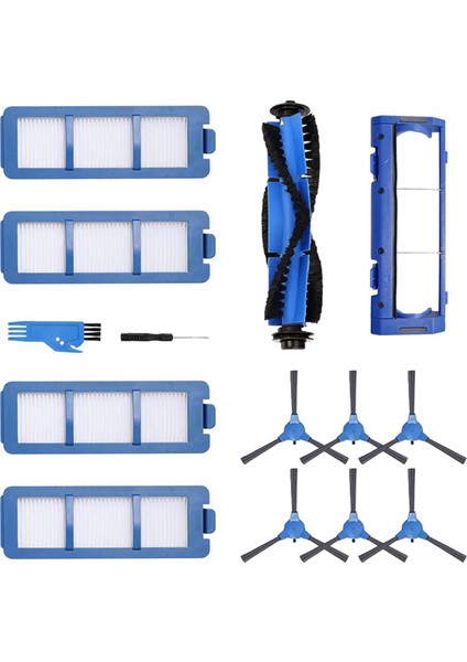 Eufy Robovac G35, G35+, G40, G40 Hybrid, G40+, G40 Hybrid+, G30+ Için 14 Parçalı Robot Süpürge Yedek Parça Seti (Yurt Dışından)