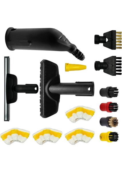 Karcher Sc1 Sc2 Sc3 Sc4 Sc5 Buharlı Temizleyici Aksesuarları Yedek Buhar Yuvarlak Fırçalar Nozul Mikrofiber Bez Seti (Yurt Dışından) fiyatları