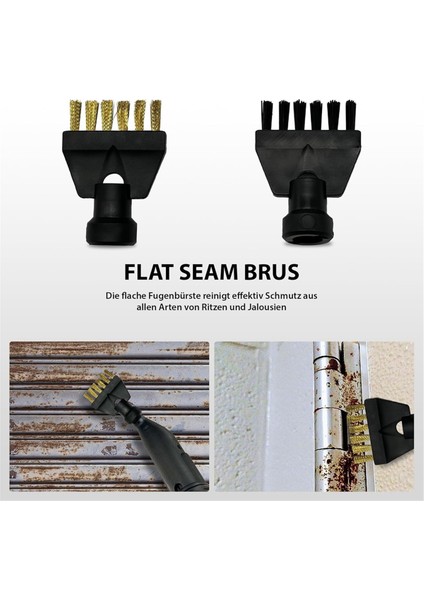 Karcher Sc1 Sc2 Sc3 Sc4 Sc5 Buharlı Temizleyici Aksesuarları Yedek Buhar Yuvarlak Fırçalar Nozul Mikrofiber Bez Seti (Yurt Dışından) fırsatları