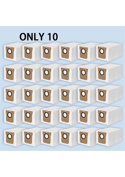 Xiaomi Mijia M40 D110CN Yedek Parça Aksesuarları Sarf Malzemeleri Toz Torbası ile Uyumlu 10 Adet Toz Torbası (Yurt Dışından) indirimleri