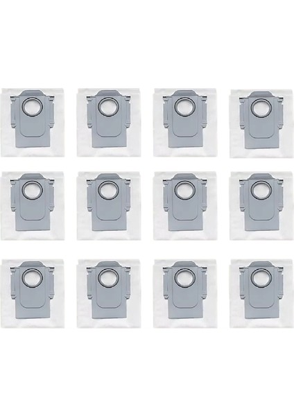 Roborock Q8 Max Pro / Q8 Max Pro+ / Q8 / Q8 / Q8+ Aksesuarları Için 12 Adet Toz Torbası Yedek Parçalar (Yurt Dışından)