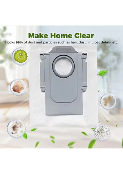 Roborock Q8 Max Pro / Q8 Max Pro+ / Q8 / Q8 / Q8+ Aksesuarları Için 12 Adet Toz Torbası Yedek Parçalar (Yurt Dışından) fiyatları