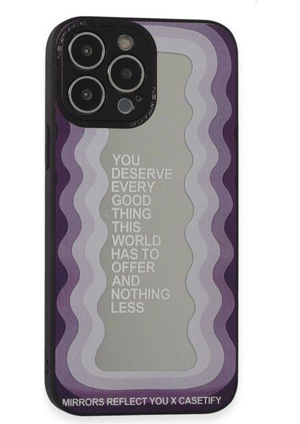 iPhone 13 Pro Kılıf Mirror Desenli Kapak - Mirror - 5-(5796) - BKS5401-8239