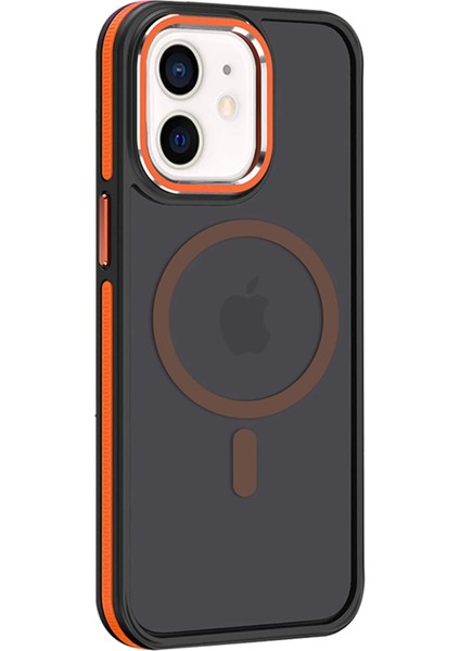 iPhone 11 Winner Magsafe Kapak - TURUNCU-(5796) - BKS2983-4782