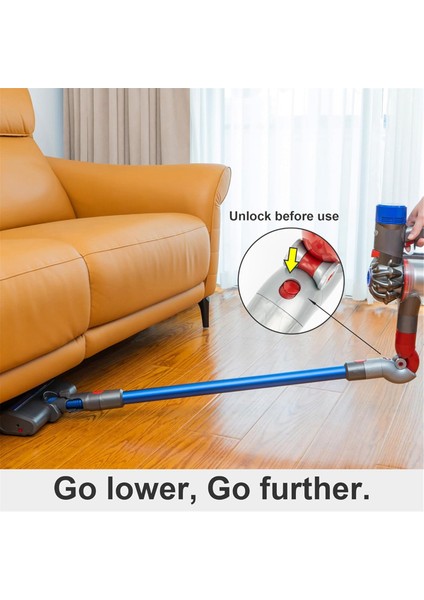 Dyson V7 V8 V10 V11 V15 Elektrikli Süpürgeler Için Düşük Erişimli Adaptör, Alçak Mobilya Temizliği Için Hızlı Çıkarmalı Elektrikli Süpürge Aparatı (Yurt Dışından) fiyatları