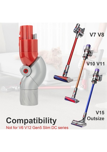 Dyson V7 V8 V10 V11 V15 Elektrikli Süpürgeler Için Düşük Erişimli Adaptör, Alçak Mobilya Temizliği Için Hızlı Çıkarmalı Elektrikli Süpürge Aparatı (Yurt Dışından) fırsatları