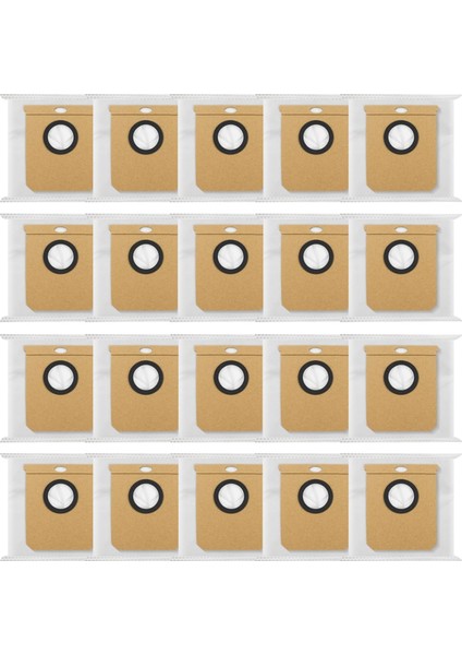 Eufy L50 L60 Robot Süpürgeler Için Toz Torbaları Temizleyici Kendiliğinden Boşalan Yuva, Kendiliğinden Boşalan Istasyonlu Yedek Toz Torbaları (Yurt Dışından)