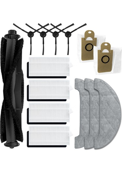 Honiture Q6 Pro/laresar L6 Pro Süpürge Ana Yan Fırça Filtre Toz Torbası Mendilleri Için Uygundur (Yurt Dışından)