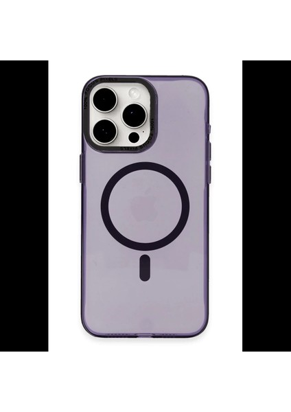 iPhone 15 Pro Kılıf Anka Pc Magneticsafe Sert Metal Kapak