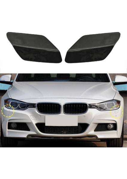 Araba Ön Tampon Far Yıkama Memesi Kapağı Siyah Için (Yurt Dışından) indirimleri