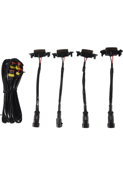 2016-2021 Için Toyota Tacoma Trd Pro / 2019-2021 Rav4 LED Front Grille Füme Amber Işık Gündüz Işık Lambası (Yurt Dışından) indirimleri