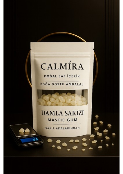 Damla Sakızı Doğal - Sakız Adalarından 3 gr - İri Boy Korakis