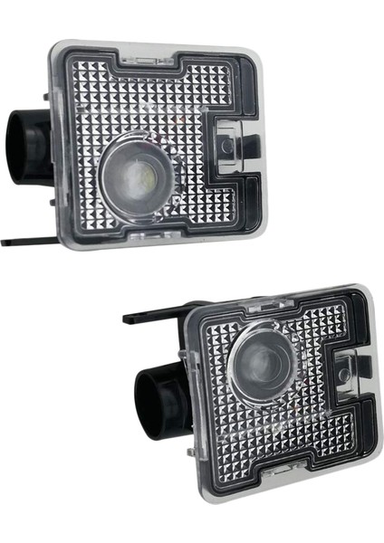 2pcs Araba Tarafı LED Aydınlatma Işareti Projeksiyon Lambası Dikiz Aynası Aydınlatma Tilki Focus Için Hoş Geldiniz Işığı (Yurt Dışından)
