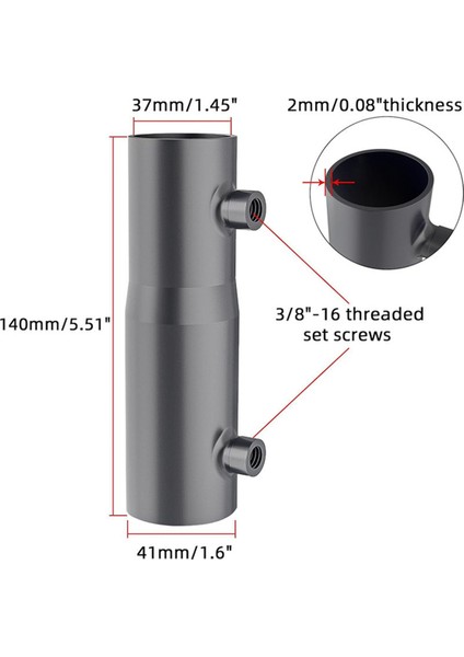 Starlink Boru Adaptörü Için, Alüminyum Alaşım Ağır Dermi Uydu Internet Kutup Montaj Braket Montaj Kiti Çatı Duvarı Için (Yurt Dışından) fırsatları