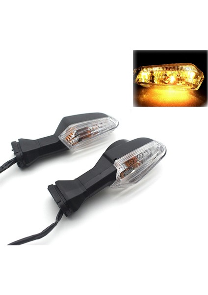 Kawasaki Ninja 250 300 600 Z1000 Er-6n Için Motosiklet Ön ve Arka Turn Sinyal Işık Göstergesi Göz Kırpıcı (Yurt Dışından) indirimleri