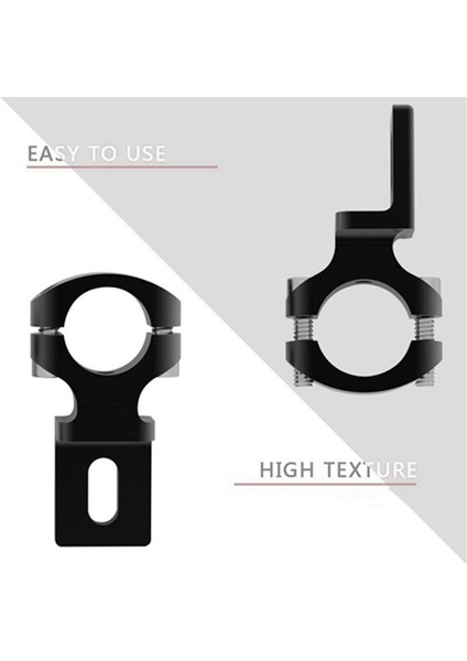 2pcs Evrensel Gidon 22MM Motosiklet Far Braketi Spot Işığı Tutucu Tüp Kelepçesi Cafer Chopper, TG80 (Yurt Dışından) fırsatları