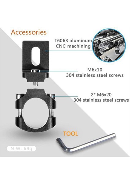 2pcs Evrensel Gidon 22MM Motosiklet Far Braketi Spot Işığı Tutucu Tüp Kelepçesi Cafer Chopper, TG80 (Yurt Dışından) indirimleri