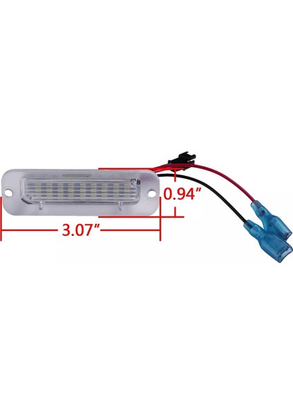 2 Adet Beyaz 6000K Plaka Işıkları (Yurt Dışından) fiyatları