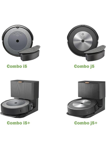 Irobot Roomba Combo I5, I5+, J5, J5+ Robot Vakum Aksesuarları Için Uyumlu Vakum Yedek Parçaları (Yurt Dışından) modelleri