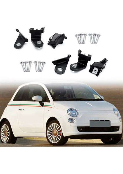 Araba Far Kafası Işık Lamba Braket Onarım Kiti 51816682 51816681 Fiat 500 2008-2016 Araç Aksesuarları (Yurt Dışından) indirimleri